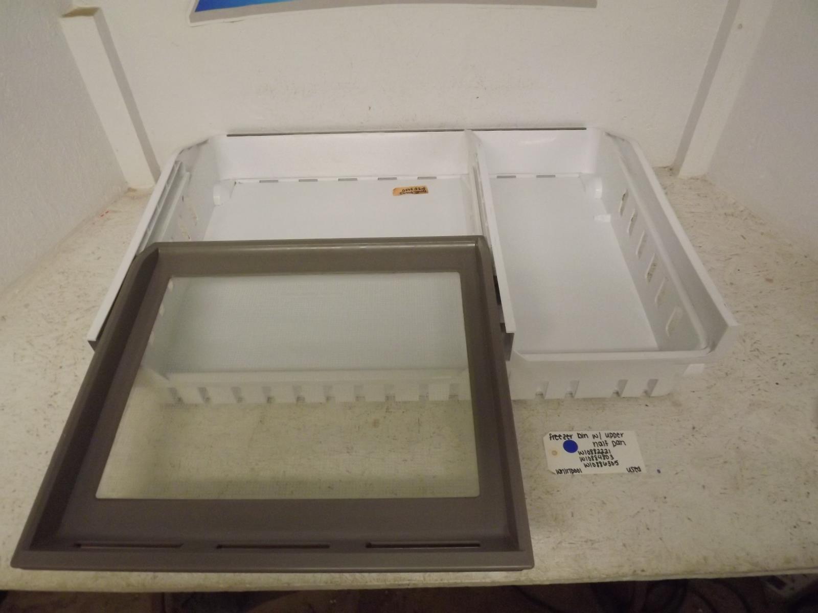 Whirlpool Refrigerator W10882221 W10884803 W10886305 Freezer Bin Used Whirlpool Refrigerator W10882221 W10884803 W10886305 Freezer Bin Used